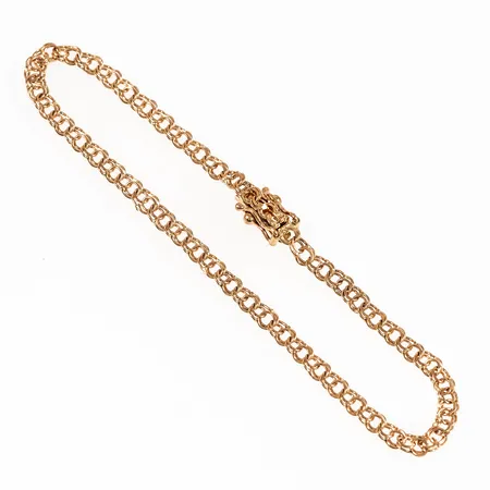 Armband Bismarck 18cm, bredd 3mm, vridning 18K 3,4g.