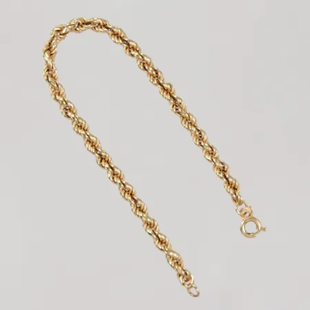 Armband Cordell 17cm, bredd 4,5mm, ihålig, ojämnheter, 18K Vikt: 5,4 g