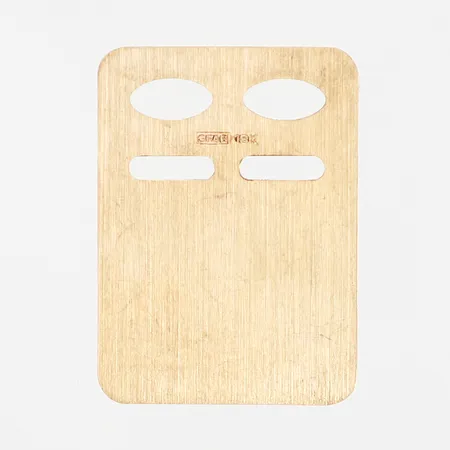 Id-bricka 23x17mm, 18K Vikt: 1,5 g