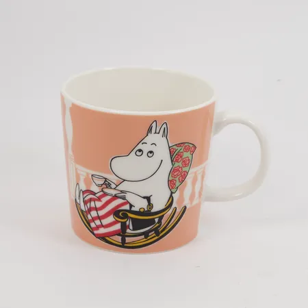 Mugg Mumin, Moominmamma, stämplad by Arabia, höjd 8cm, Ø 8cm, porslin Skickas med paket.