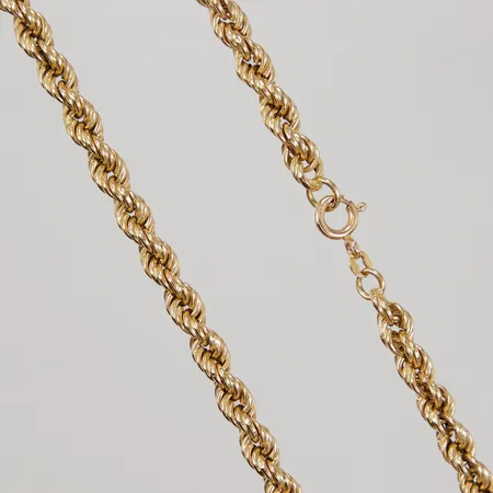 Kedja Cordell 57cm, bredd 5mm ihålig, 18K Vikt: 24,2 g