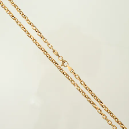 Halskedja Ankar längd 51cm bredd 4mm, ihålig, 18K 12,4g Vikt: 12,4 g