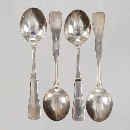 4 Moccaskedar modell Uppsala 11cm GFAB 830/1000 Silver Vikt: 57,1 g