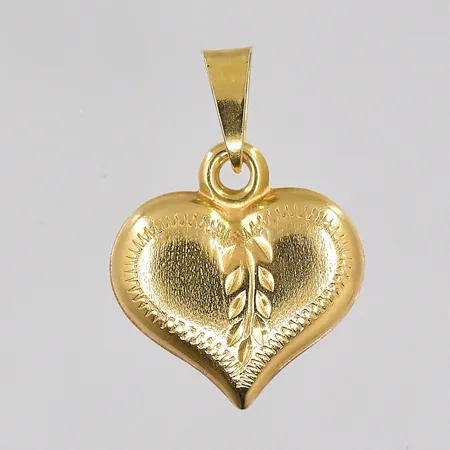 Hänge hjärta 20x15mm, 18K Vikt: 0,8 g
