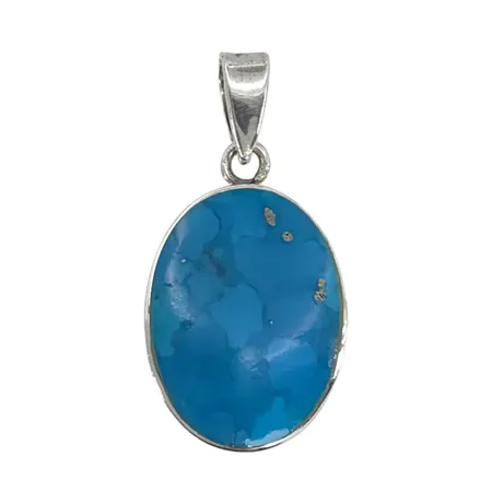 Hänge silver 925/1000 Lapis Lazuli, längd inkl. ögla 30 mm, bredd 15 mm, sten utan anmärkning Vikt: 2,6 g