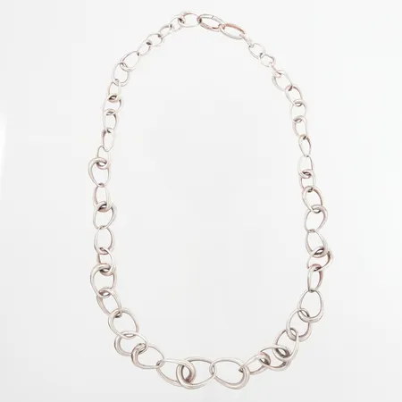 Collier Georg Jensen Offspring nr:433 längd: 46cm, bredd: ca7-15mm, silver 925/1000 Vikt: 51,5 g