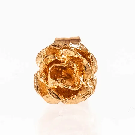 Ett udda örhänge ros 6,5mm 18K 0,5g. 