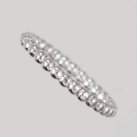 Ring kulor stl:17, bredd 2mm, Platina 950/1000