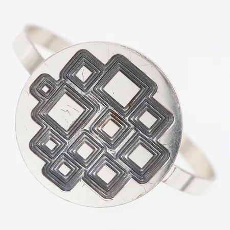 Armband stelt Andreas Daub, inre omkrets ca. 18cm, bredd: 5-48mm, öppningsbart, silver 835/1000 Vikt: 29 g