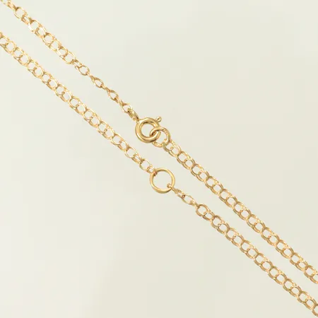 Fotlänk Bismarck längd 26cm bredd 2,5mm, 18K 2g Vikt: 2 g