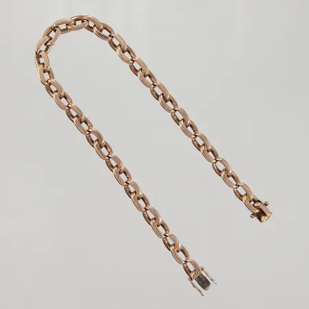 Armband Ankar 22cm, bredd 6,5mm, Kistlås fäster ej, 18K Vikt: 26,5 g