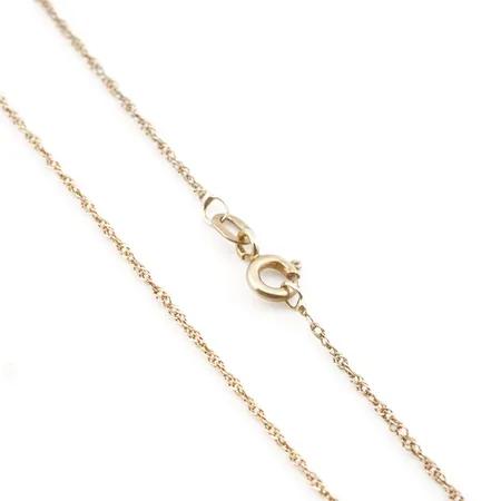 Halskedja, 9k, defekt Vikt: 1 g