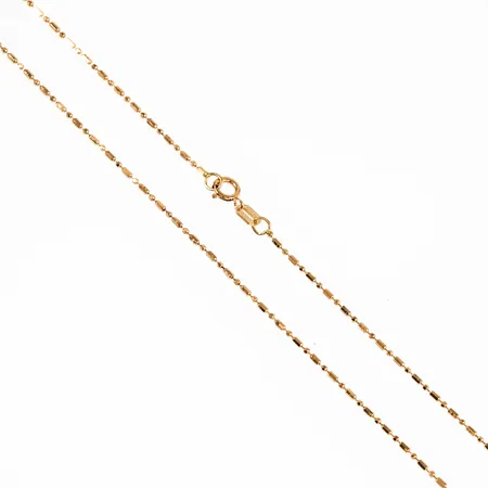 Kedja Kullänk 45cm bredd 1mm 18K 1,7g. 