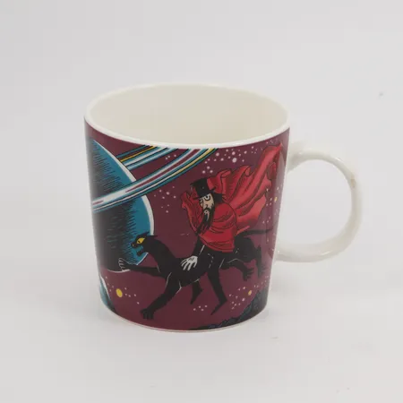 Mugg Mumin, Hobgoblin, stämplad by Arabia, höjd 8cm, Ø 8cm, porslin Skickas med paket.