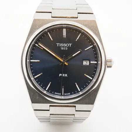 Herrur Tissot PRX, quartz, T137410A, innermått 18cm, box, cert, inköpt 2023