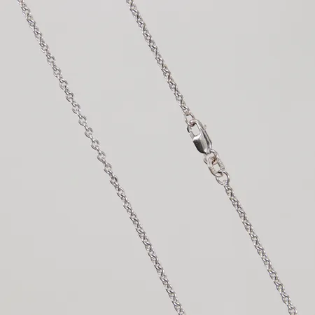 Kedja Ankar längd 70cm, bredd 1mm, vitguld 18K Vikt: 8,6 g