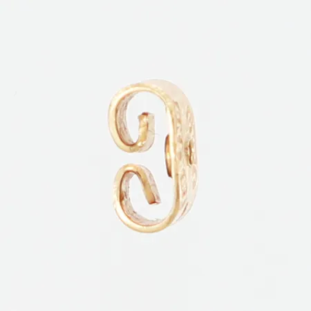 Ett udda stopp till örhänge 6x3,5mm, 18K Vikt: 0,3 g