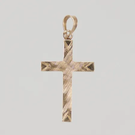 Hänge kors längd 28mm, bredd 14mm, Vikt: 0,8 g