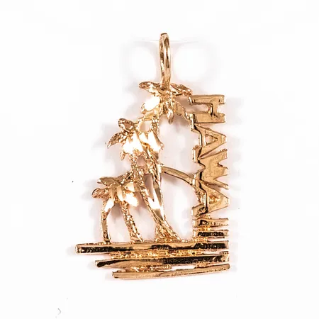 Hänge "Hawaii" 13,5-21mm 14K 0,7g. 