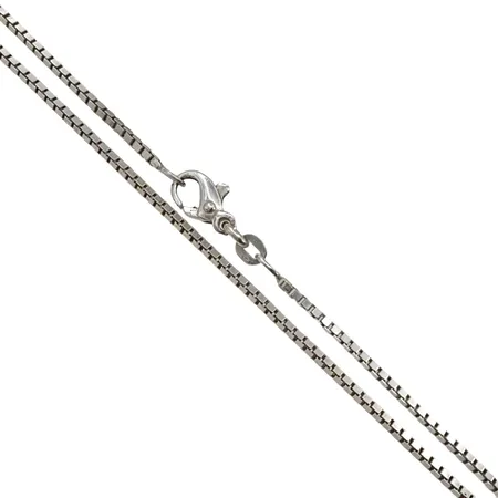 Halskedja Venezia silver 925/1000 kraftigare modell, Guldfynd/GFAB, längd 50,5 cm, bredd 1,5 mm, fint skick Vikt: 7 g