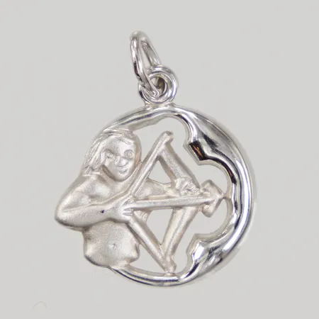 Hänge Ø15mm, bredd 1,5mm, Silver 925/1000 Vikt: 1 g