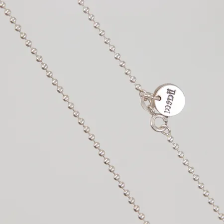 Kedja med kulor längd 70cm, bredd ca 1mm, Manii handgjorda smycken, 925/1000 Vikt: 8,3 g