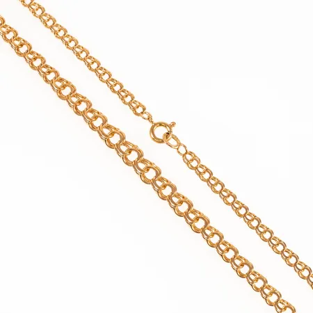 Collier doserad Bismarck 47cm bredd 4-6,5mm 18K 14,7g.