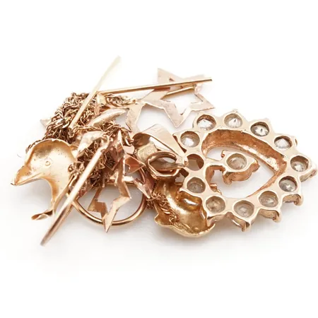 Diverse guld, 14k Vikt: 3,5 g