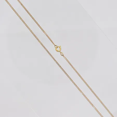 Kedja Pansar längd 45cm bredd ca 1,5mm, 18K Vikt: 3,4 g