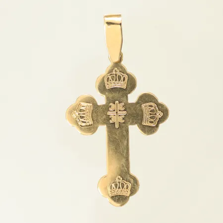 Hänge Kors 55x30mm inkl ögla, 14K 5,6g Vikt: 5,6 g