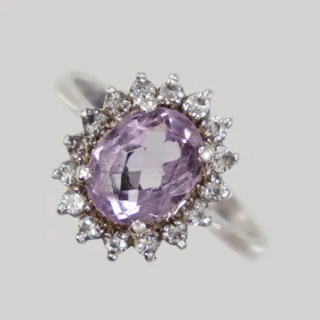 Carmoséring med färgade stenar stl:17¾, bredd: 14mm, Silver 925/1000 Vikt: 3 g