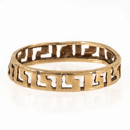 Ring ojämn defekt skena 14K 1,4g. 