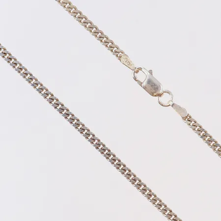 Kedja Pansar längd 44,5cm bredd 2,1mm Silver 925/1000.  Vikt: 7,3 g