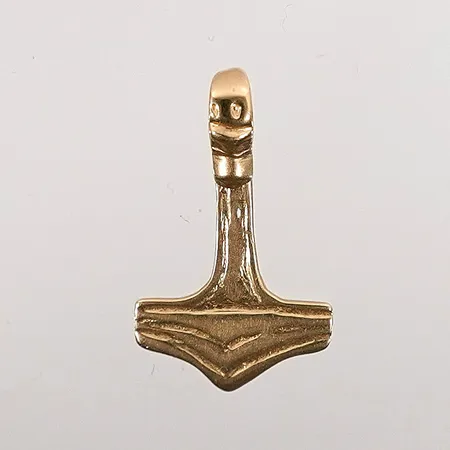 Hänge Tors hammare längd 22,4mm bredd 13,7mm 18k 1,8g