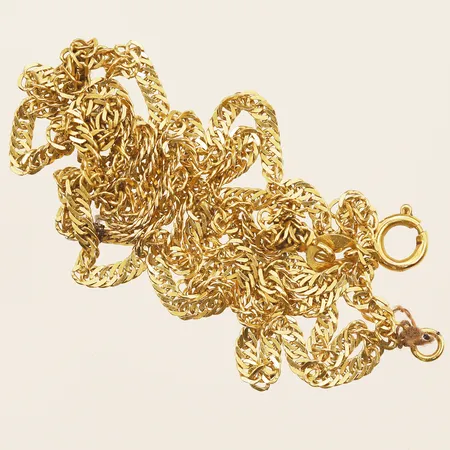 Kedja Singapore, trasslig defekt, 18K Vikt: 5,9 g