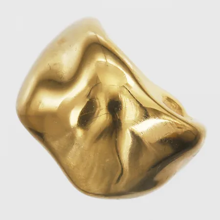 Ring Skultuna Chunky Ring, stl: 18, förgylld mässing, originalpåse. Nypris 1100:-