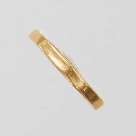 Ring, bucklig, defekt, 18K, Vikt: 0,4g Vikt: 0,4 g