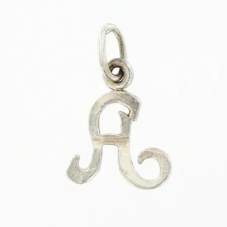 Hänge bokstaven A 19x10mm, silver 925/1000 Vikt: 0,5 g