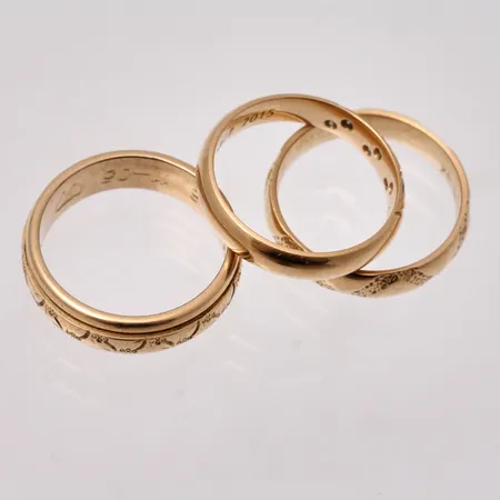 Diverse defekt guld, 18K, 13,21g.