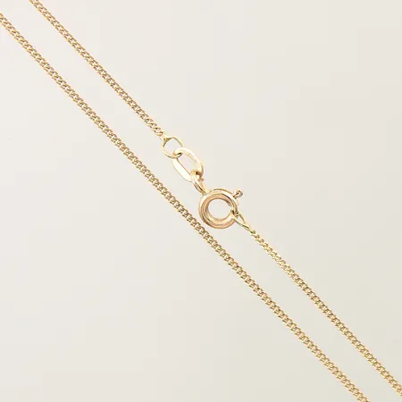 Kedja Pansar längd 46cm bredd 1mm 18K Vikt: 2,1 g
