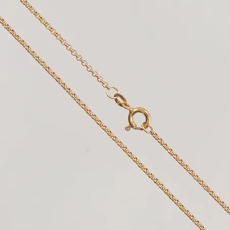 Kedja ärtlänk 60cm förgylld 925/1000 Silver4,0g. 