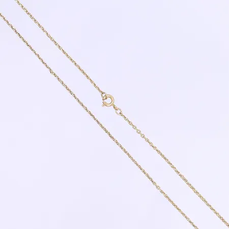 Halskedja ankarlänk 44cm, bredd 1,5mm, 18K Vikt: 3,5 g