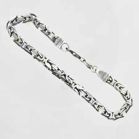 Armband Kejsarlänk GHA längd 21cm bredd 5mm, 925/1000 silver. Vikt: 24,7 g