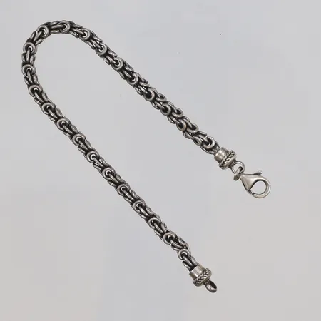 Armband Kejsarlänk 20cm bredd 4mm silver 925/1000 Vikt: 15,5 g