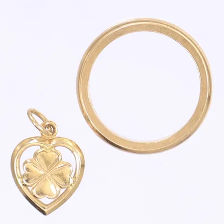 Diverse guld gravyr 18K Vikt: 5,1 g