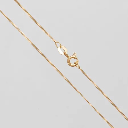 Kedja Pansar längd 42,5cm, bredd 0,8mm, 18K, 1,3g Vikt: 1,3 g