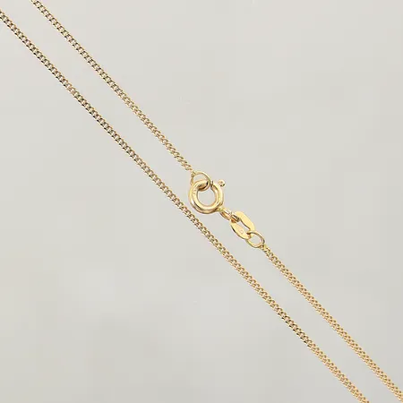 Kedja Pansar längd 44cm bredd 1mm 18K Vikt: 1,9 g