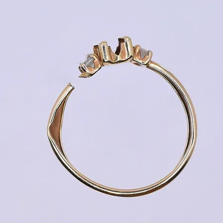 Ring defekt, 18K. Vikt: 0,9 g