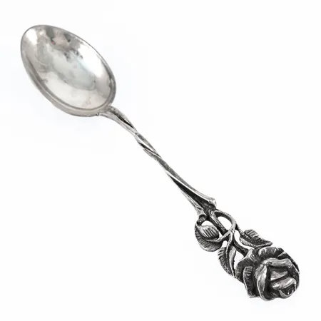 6 moccaskedar Ros längd 9,5mm silver 830/1000 48,6g. 