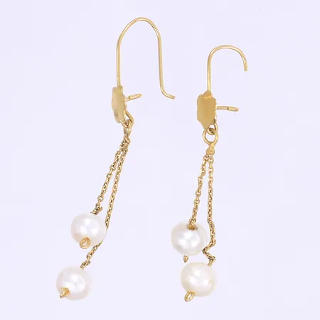 Ett par örhängen defekta 18K Vikt: 3,4 g